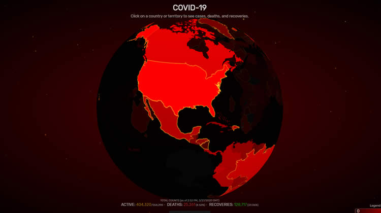 Visualizador de COVID-19