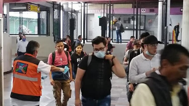 Uso obligatorio de cubrebocas en el Metro por COVID-19
